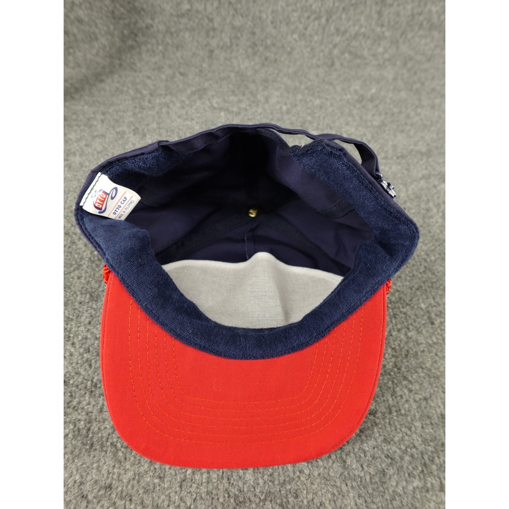 Otto Cap Stewart Stiles Truck Line Mens OS Navy Red Good Vintage Rope Hat‎ - Picture 8 of 9